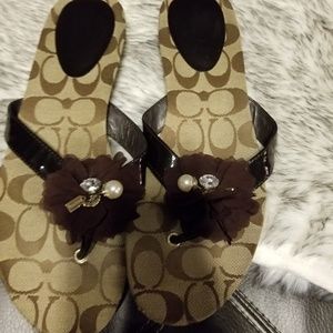 Cute coach  Flip flop